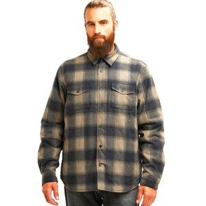 8848 Altitude Telluride Wool Over Plaid Overshirt‎ Chore Jacket Barn Coat Size S